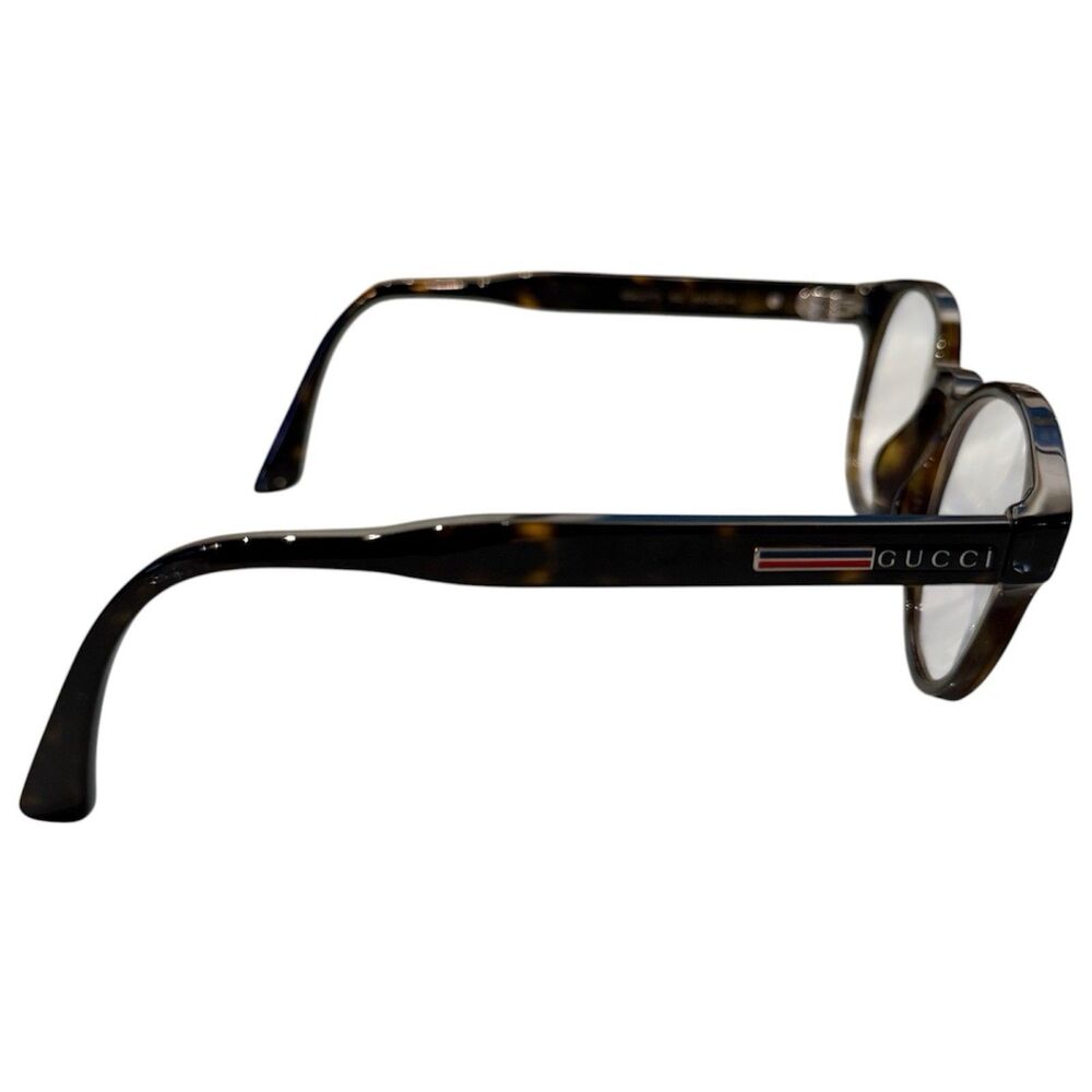 Gucci GG0827O 002 Eyeglasses Tortoise Round Frame 48‑20‑145 Made in Italy - Picture 6 of 9